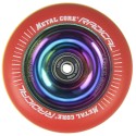 RGYR110RW, Wheel Metal Core RADICAL rasta / rainbow Fluorescent 110mm