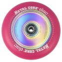 Wheel Metal Core DISC rainbow / pink Fluor 100mm DISC100PINK