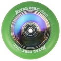 Wheel Metal Core DISC rainbow / green Fluor 100mm DISC100GR