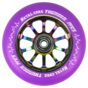 Wheel Metal Core THUNDER FLUOR violet/Rainbow 110mm THUNDERTVI110RWF3