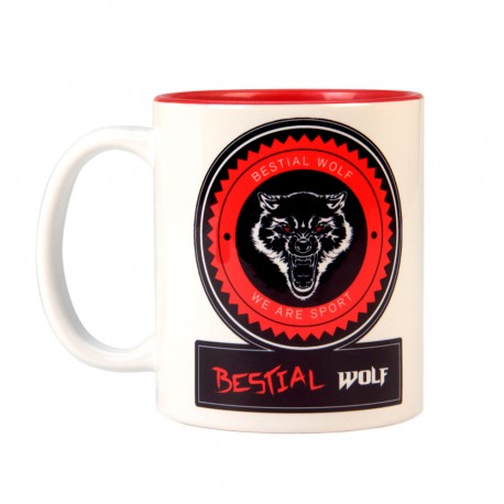 Taza de desayuno individual con asa Bestial Wolf CUP20.