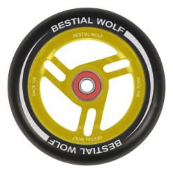 Rueda Bestial Wolf RACE goma negra y núcleo amarillo