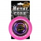 RPINK100RW, Rueda de 100mm RADICAL fluorescente, goma rosa y núcleo rainbow Metal Core