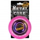 RPINK110RW, Rueda de 110 mm RADICAL fluorescente, goma rosa y núcleo rainbow Metal Core