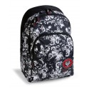 Double school backpack Bestial Wolf