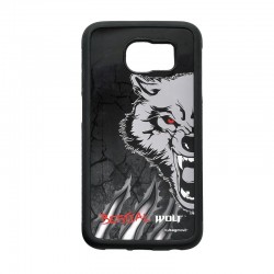 Iphone-4 (2D) Carcasa Goma diseño lobos pequeños