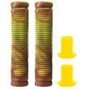 Grips scooter green, red, yellow 140mm Bestial Wolf