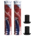 Grips scooter red, blue, white 140mm Bestial Wolf