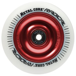 Wheel Metal Core RADICAL white / red 100mm