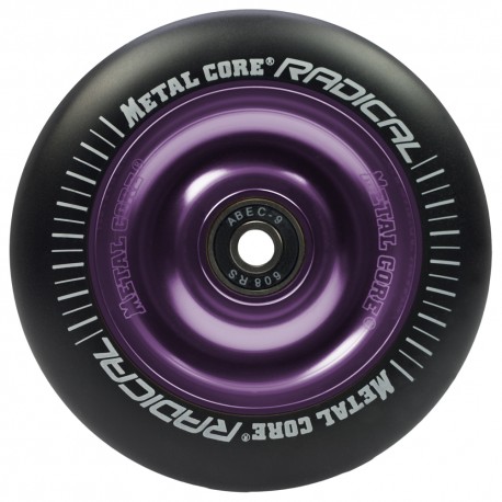 Rueda Metal Core RADICAL goma blanca núcleo violeta