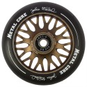 Wheel Metal Core JOHAN black / brown 100mm