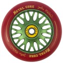 Wheel Metal Core JOHAN red / green 100mm