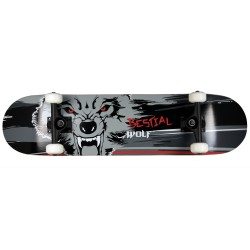 Skateboard completo FURIUS 7,75x31 modelo Lobo Gris