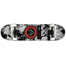 Skateboard completo FURIUS 7,75x31 modelo Lobo Gris